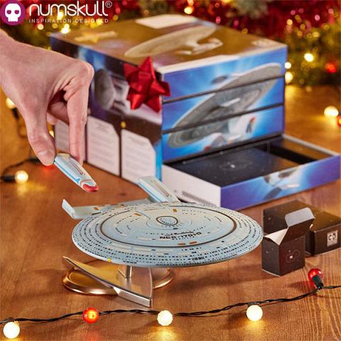 Numskull Star Trek U.S.S. Enterprise NCC-1701-D Countdown Character Figure