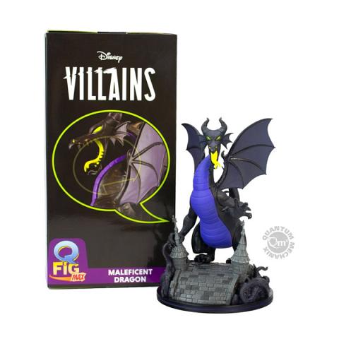 QMx Disney Sleeping Beauty Q-Fig Max Elite Maleficent Dragon Figure