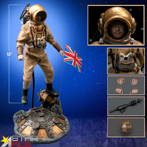 Star Ace Toys Ray Harryhausen's First Men in the Moon Arnold Bedford Deluxe Version Sixth Scale Figure
