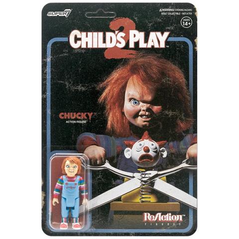 Super 7 ReAction Childs Play 2 Evil Chucky 3.75 Inch Figure