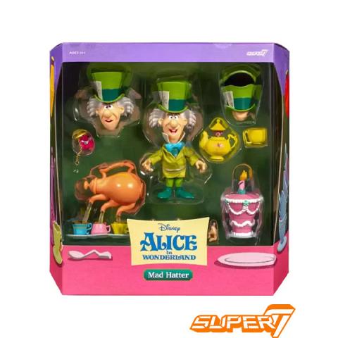 Super 7 Alice in Wonderland Disney Ultimates! The Tea Time Mad Hatter Action Figure