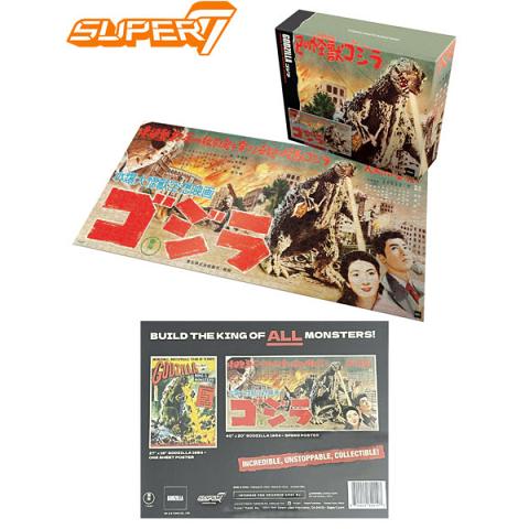 Super 7 Godzilla King Monsters Japanese Poster 1000 Piece Puzzle