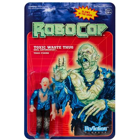 Super 7 RoboCop Toxic Waste Thug Emil Antonowsky Glow in the Dark ReAction 3.75 Inch Action Figure