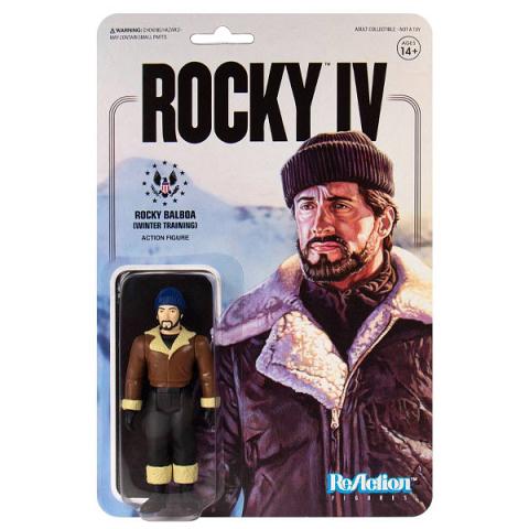 Super 7 Rocky IV Rocky Winter Training ReAction 3.75 Inch Action Figure