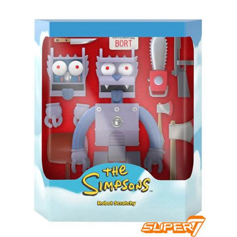 Super 7 The Simpsons ULTIMATES! Robot Scratchy Action Figure