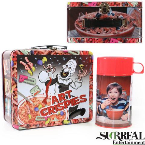 Surreal Entertainment Terrifier 2 Tin Titans Terrifier Lunch Box and Thermos Set