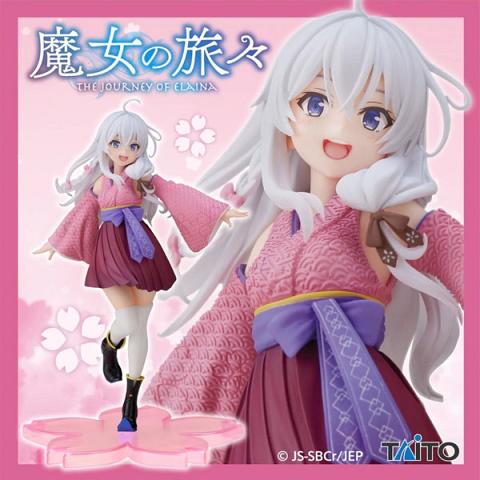 Taito Wandering Witch The Journey of Elaina - Elaina Sakura Japanese Kimono Version Figure