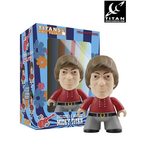 Titan Merchandise The Monkees Micky Dolenz 4.5 Inch Figure