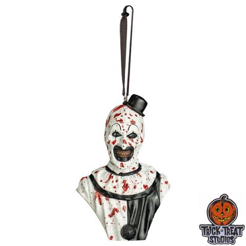 Trick or Treat Studios Holiday Horrors Terrifier Art the Clown Blood Splatter Ornament