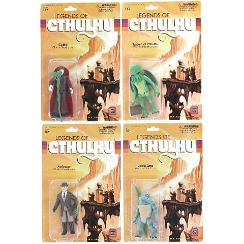 Warpo Toys Legends of Cthulhu Retro Action Figure Set of 4