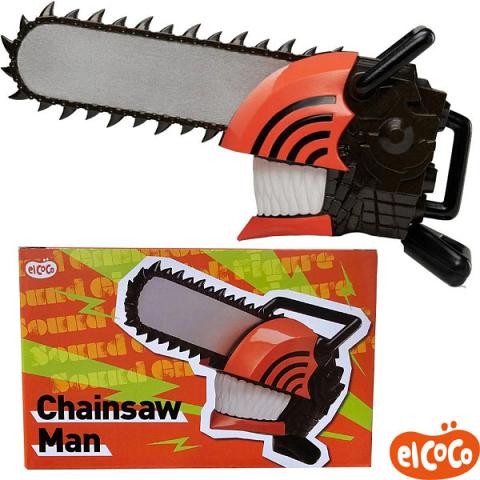 elCOCO Chainsaw Man Head Sound Gimmick Figure